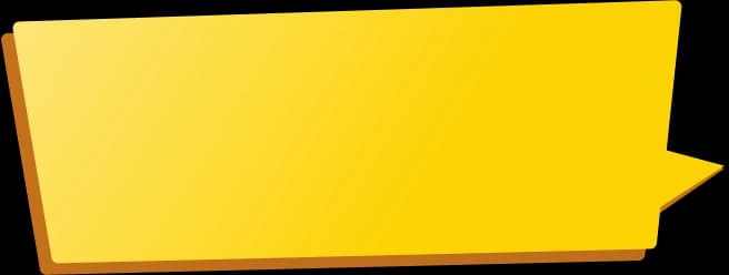 Yellow Speech Bubble